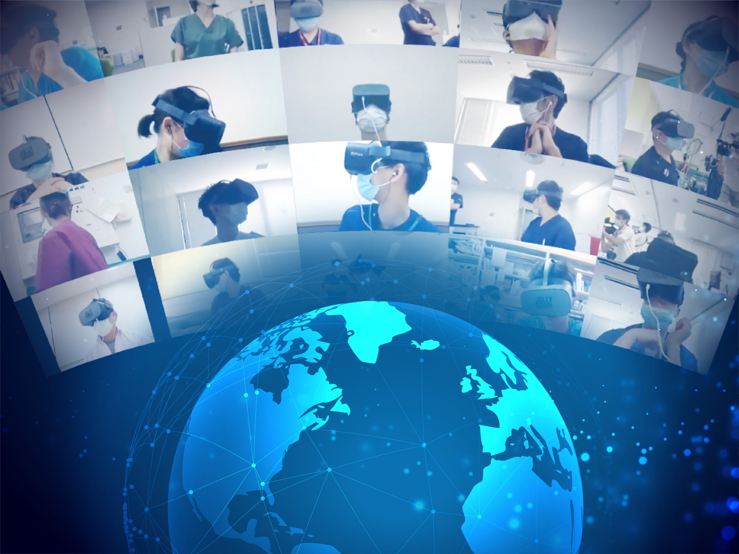 世界初！VRで海外と日本を繋ぐ遠隔VR国際医療セミナー開催