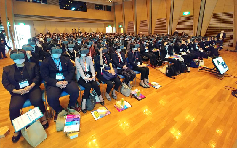 【イベントレポート】看護領域初、第24回 日本救急看護学会学術集会でVR100台同時接続の大規模セミナーを実施。あまりの臨場感に会場から感嘆の声が多数！