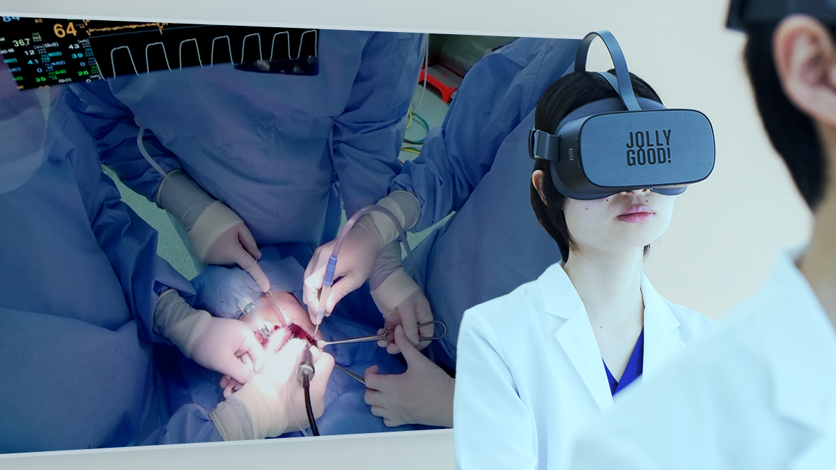 日本初！ジョリーグッド、東京歯科大学と歯科教育VRを共同開発！口腔外科手術の実症例をVR教材化